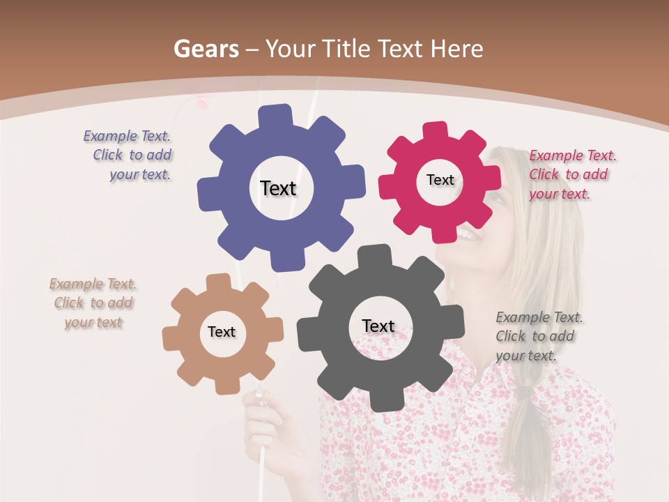 Shot  Hair PowerPoint Template