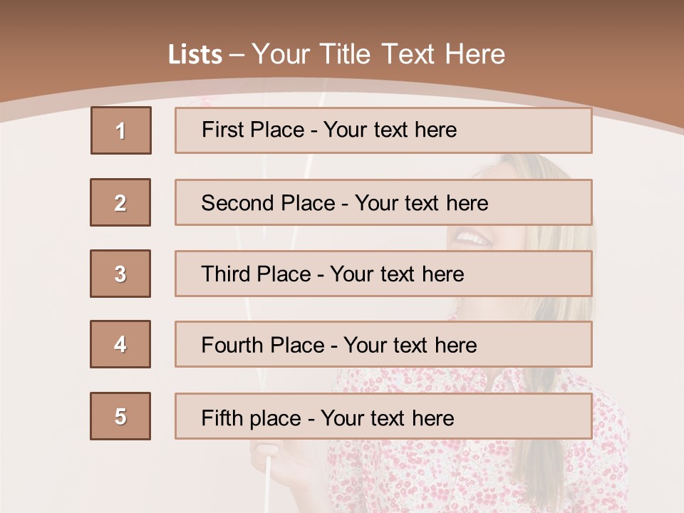Shot  Hair PowerPoint Template