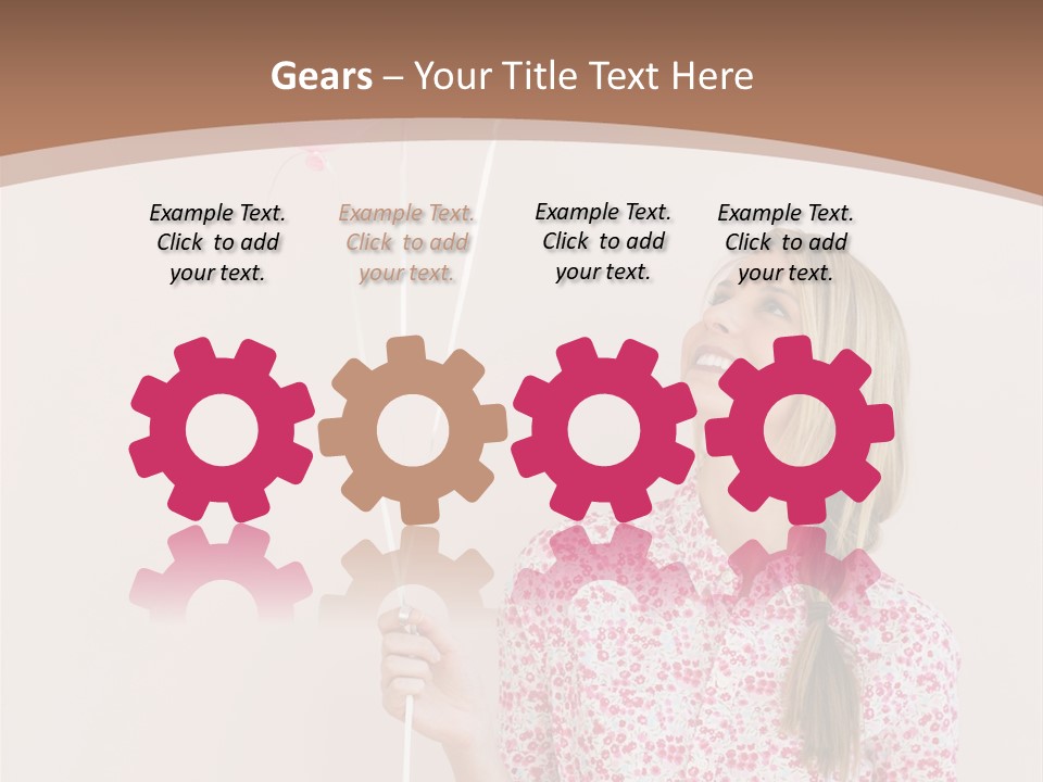 Shot  Hair PowerPoint Template