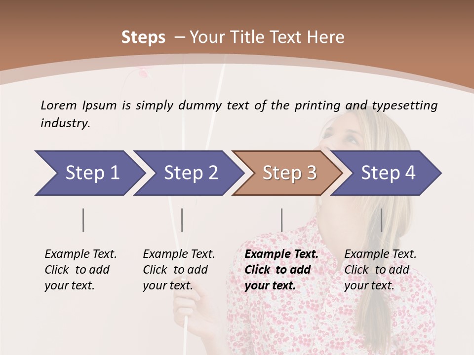 Shot  Hair PowerPoint Template
