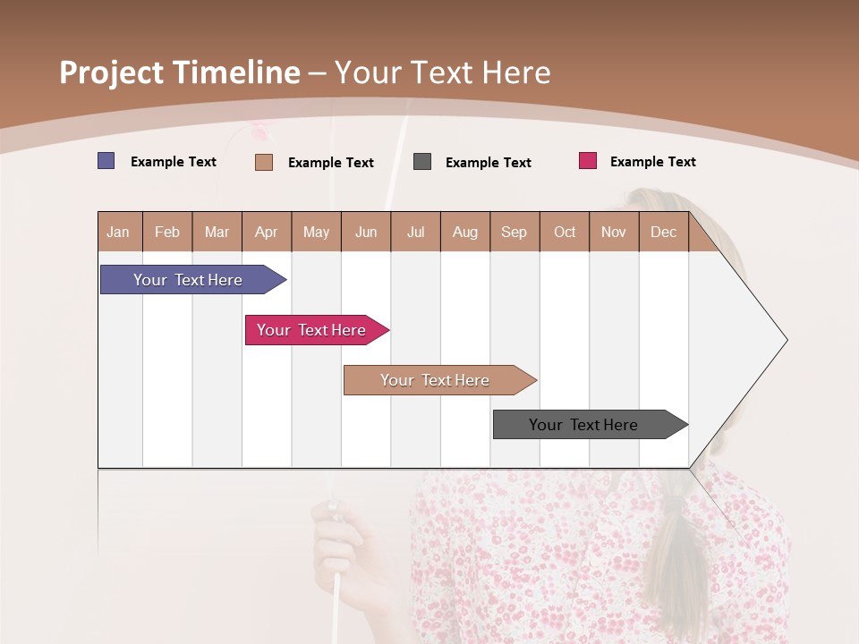 Shot  Hair PowerPoint Template