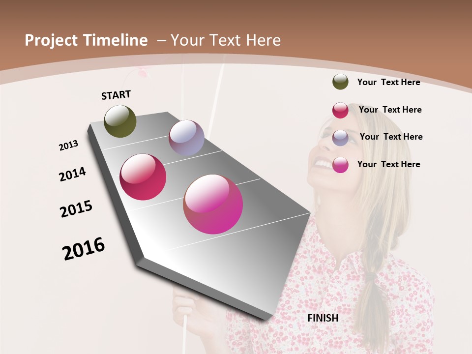 Shot  Hair PowerPoint Template