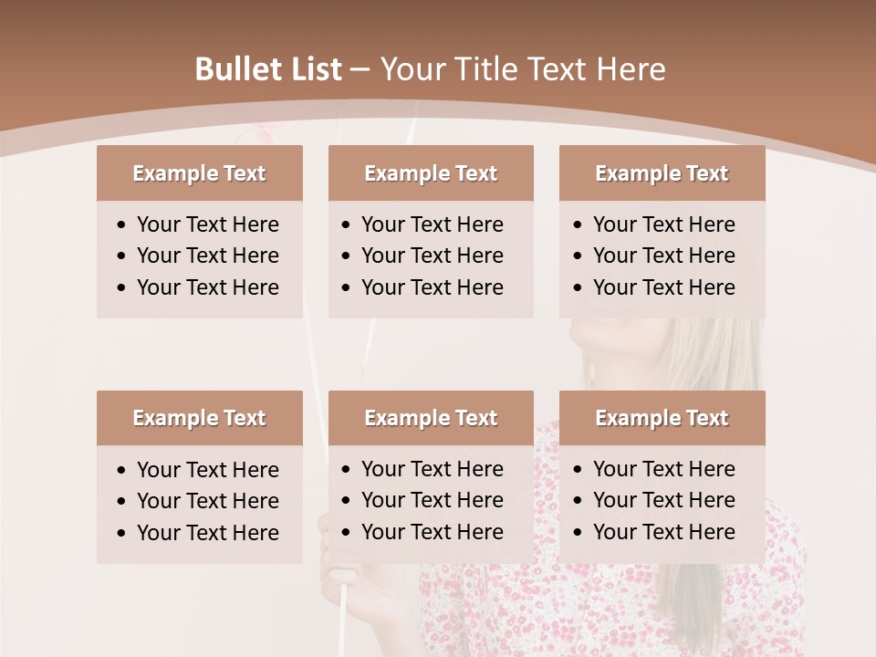 Shot  Hair PowerPoint Template