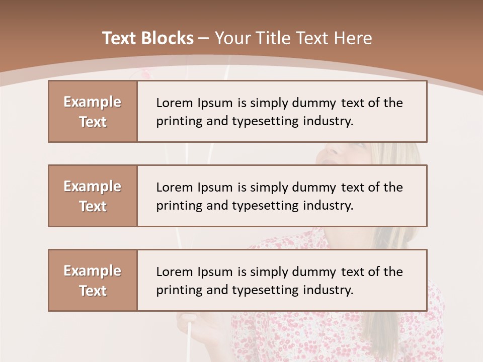 Shot  Hair PowerPoint Template