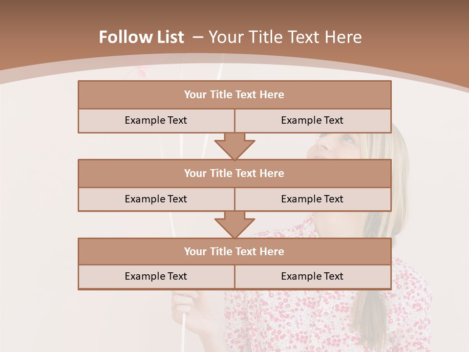 Shot  Hair PowerPoint Template