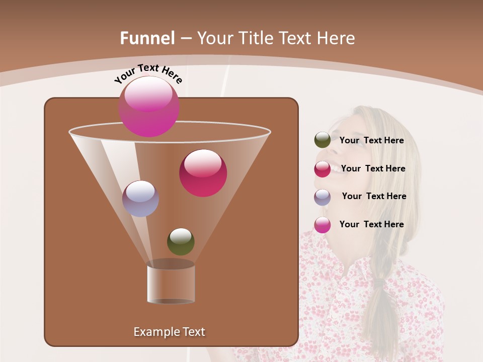 Shot  Hair PowerPoint Template