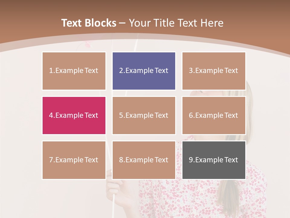 Shot  Hair PowerPoint Template