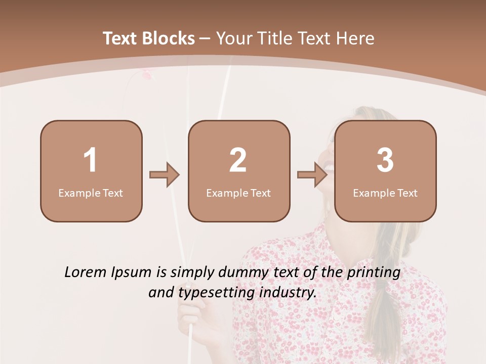Shot  Hair PowerPoint Template