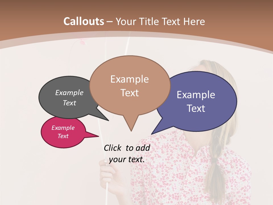 Shot  Hair PowerPoint Template