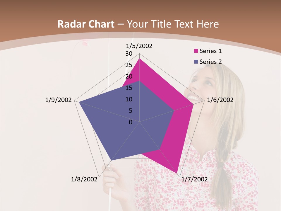 Shot  Hair PowerPoint Template