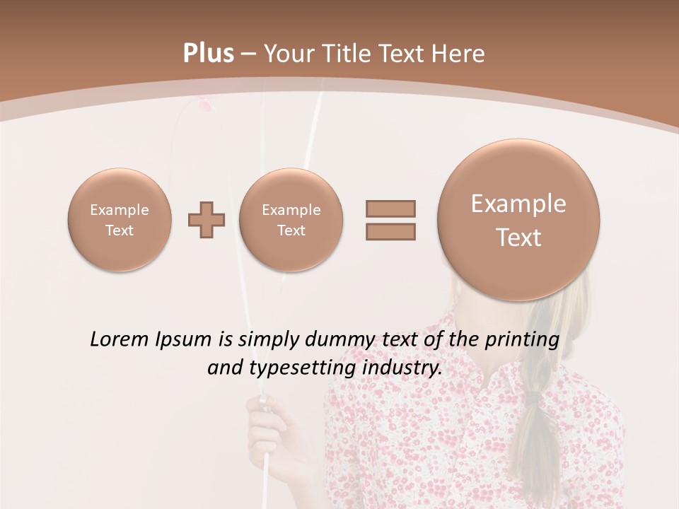 Shot  Hair PowerPoint Template