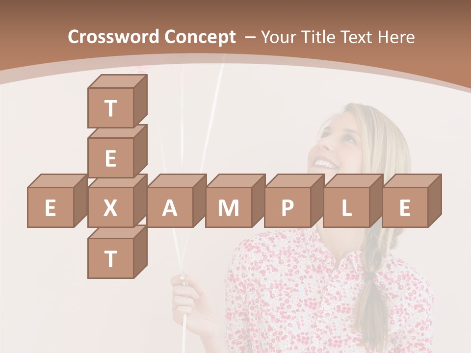 Shot  Hair PowerPoint Template