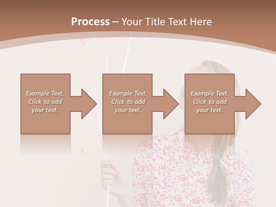Shot  Hair PowerPoint Template