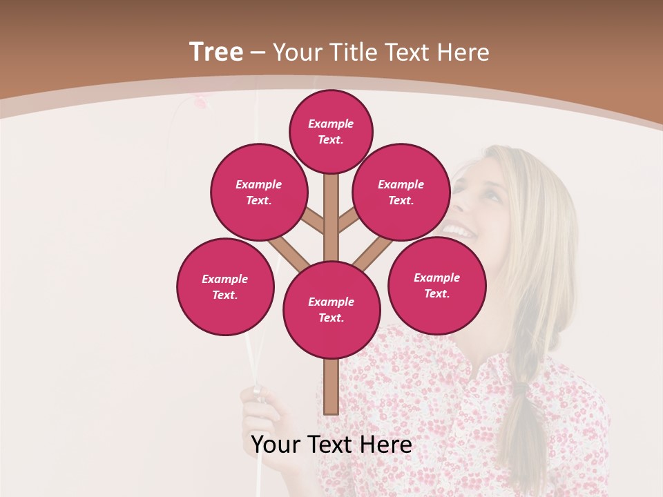 Shot  Hair PowerPoint Template