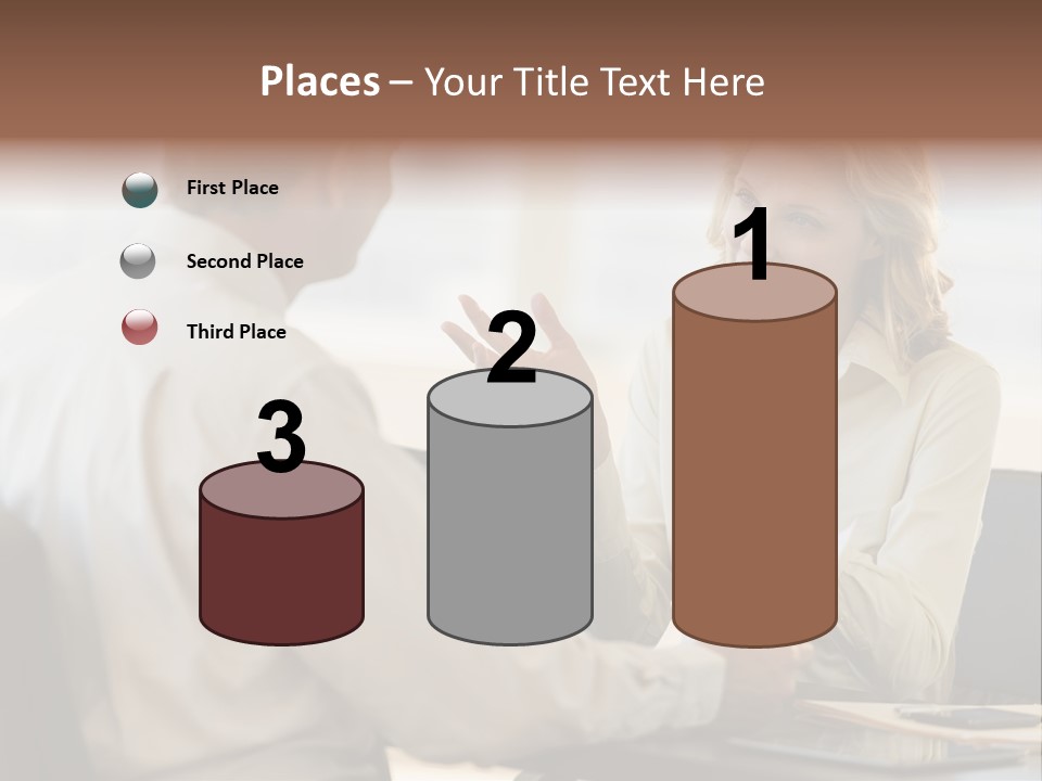 Discussion Sitting Business PowerPoint Template