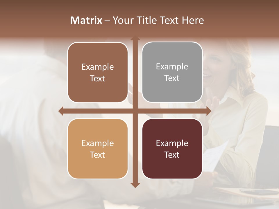 Discussion Sitting Business PowerPoint Template