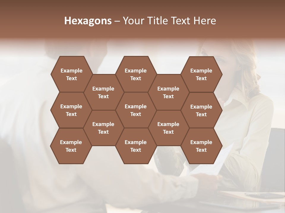 Discussion Sitting Business PowerPoint Template