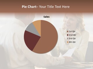 Discussion Sitting Business PowerPoint Template