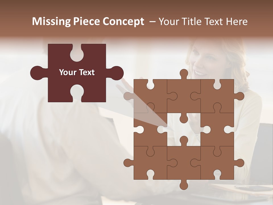 Discussion Sitting Business PowerPoint Template