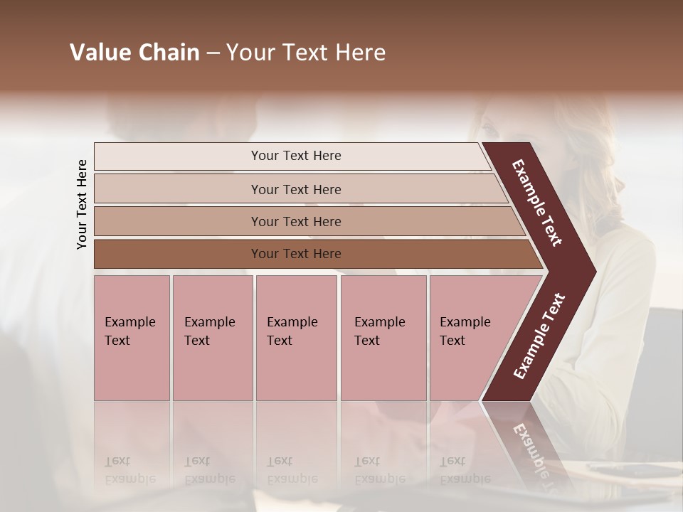 Discussion Sitting Business PowerPoint Template