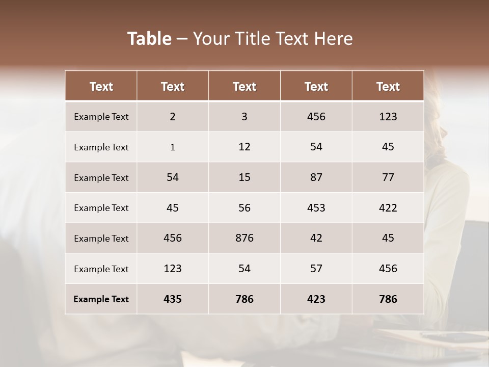 Discussion Sitting Business PowerPoint Template