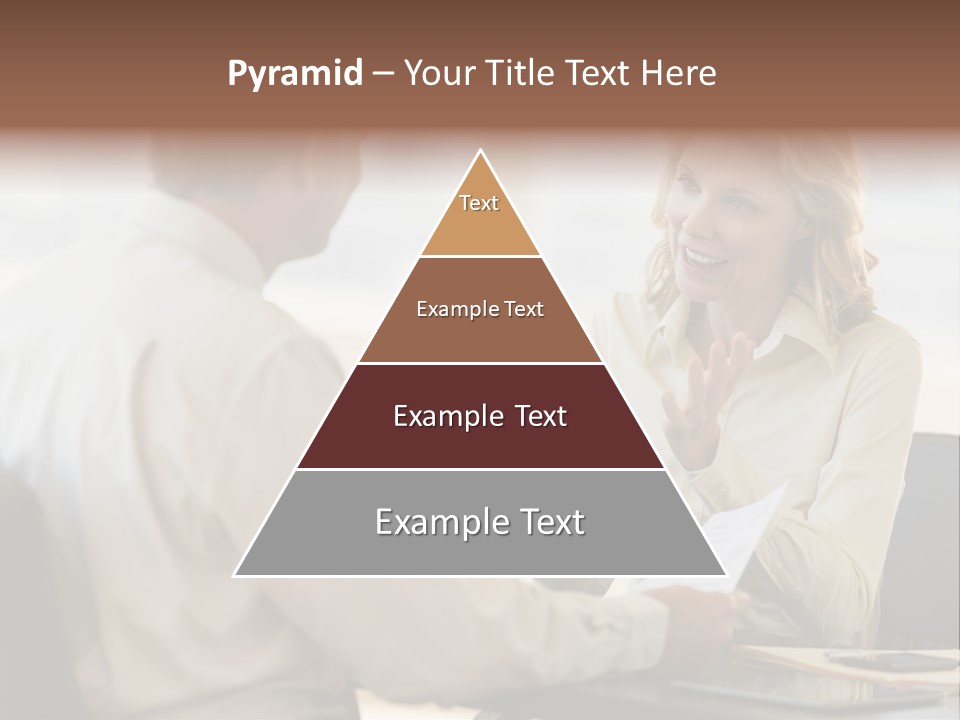 Discussion Sitting Business PowerPoint Template