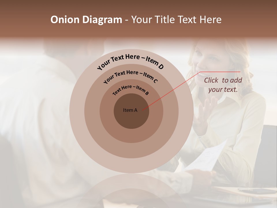 Discussion Sitting Business PowerPoint Template