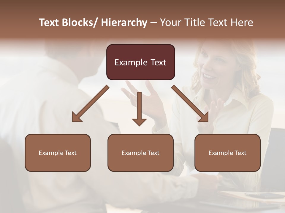 Discussion Sitting Business PowerPoint Template