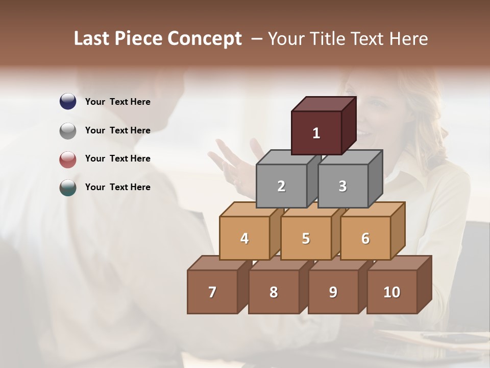 Discussion Sitting Business PowerPoint Template