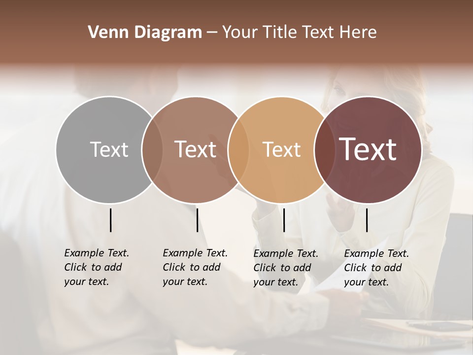 Discussion Sitting Business PowerPoint Template