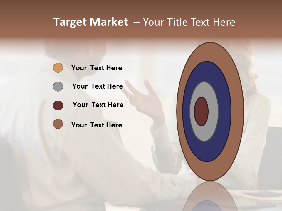 Discussion Sitting Business PowerPoint Template