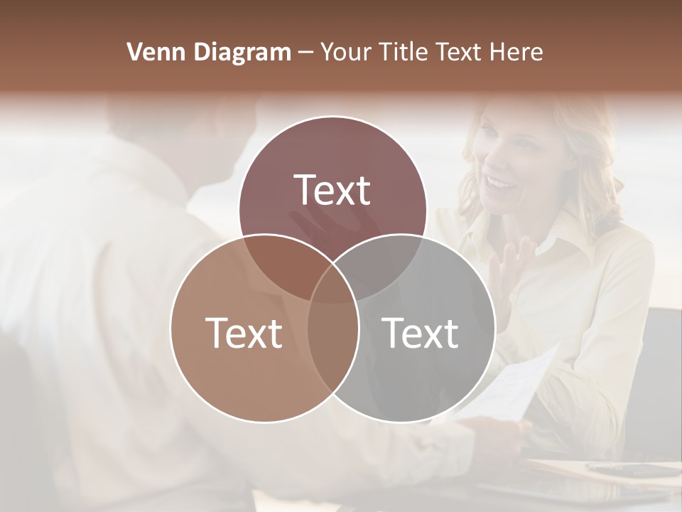 Discussion Sitting Business PowerPoint Template