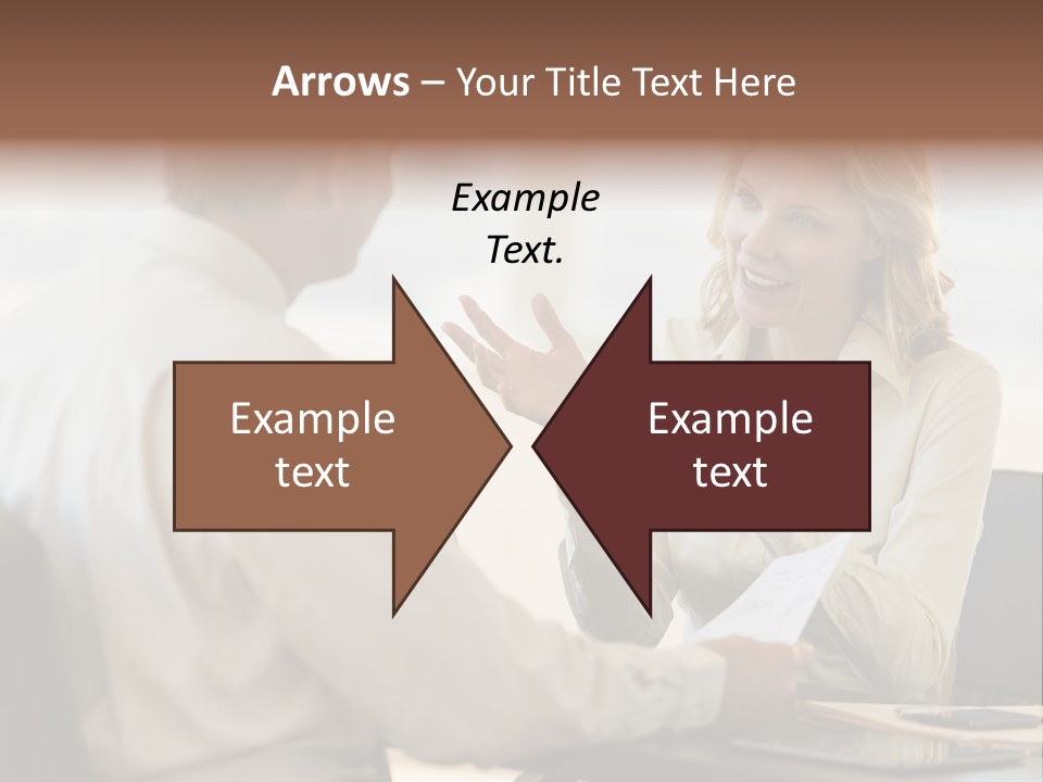 Discussion Sitting Business PowerPoint Template