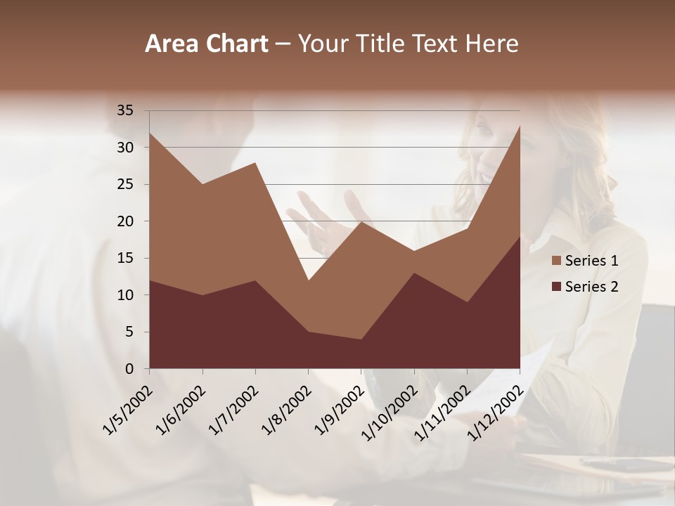 Discussion Sitting Business PowerPoint Template