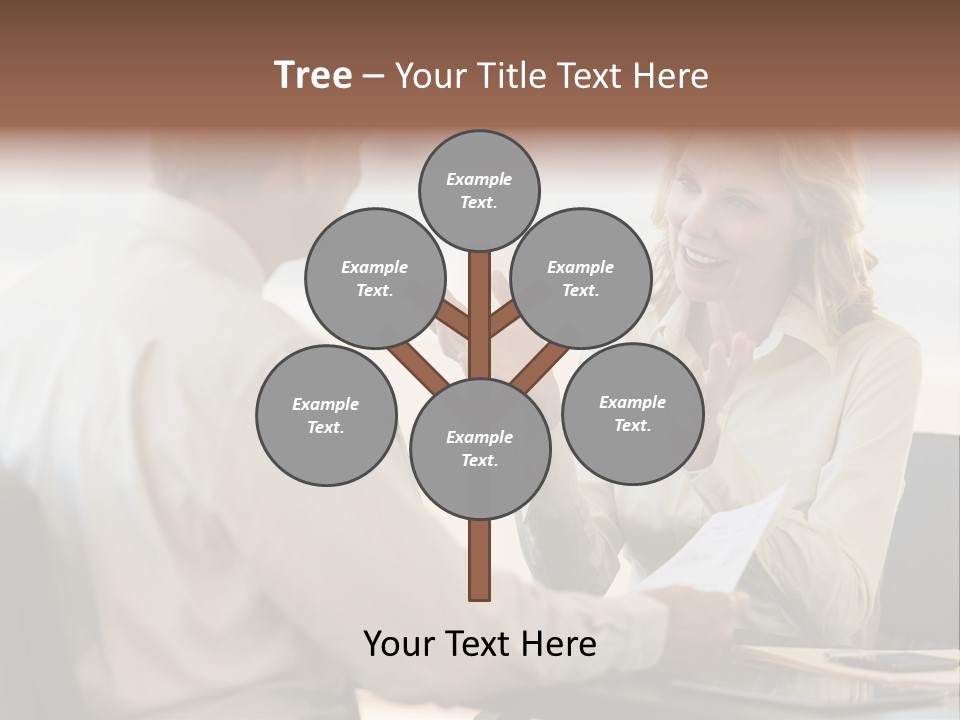 Discussion Sitting Business PowerPoint Template