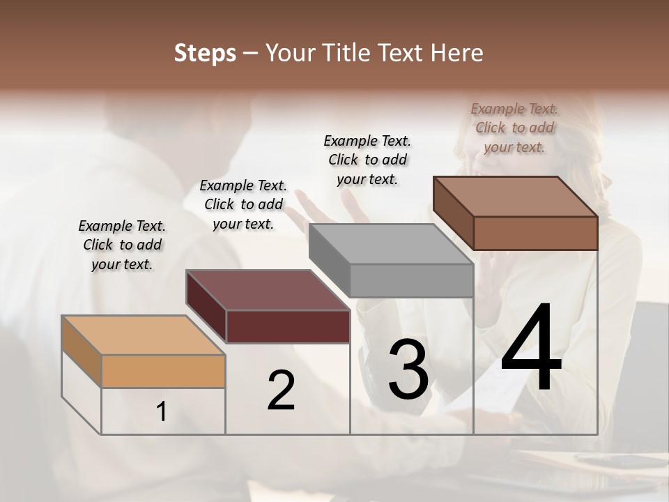 Discussion Sitting Business PowerPoint Template