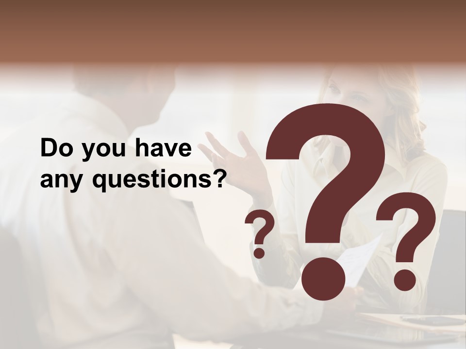 Discussion Sitting Business PowerPoint Template