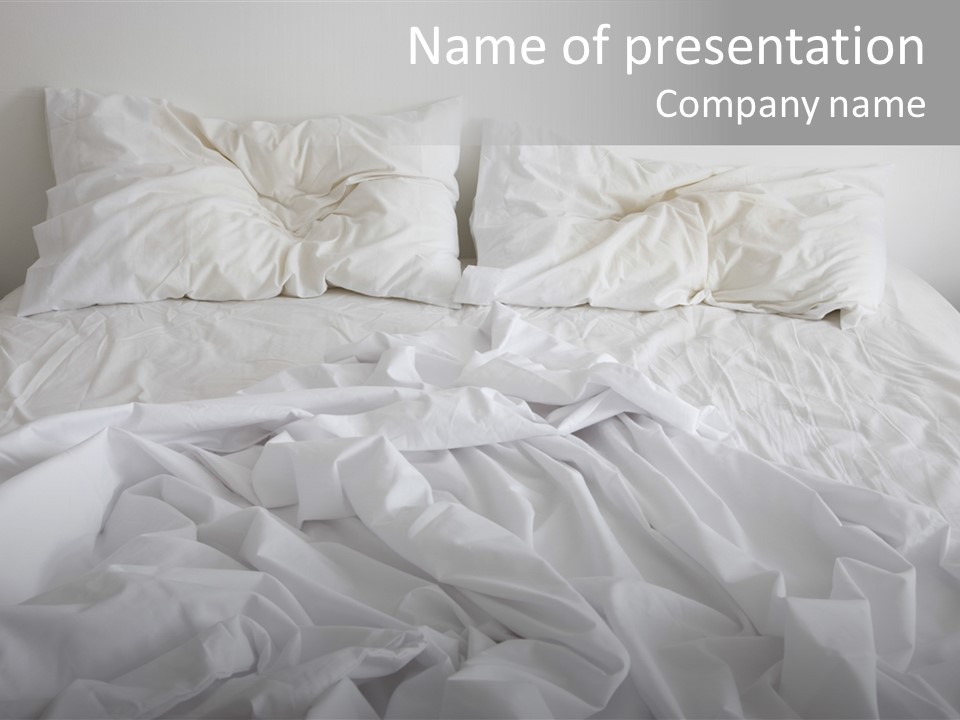 Messy Crumpled Apartment PowerPoint Template