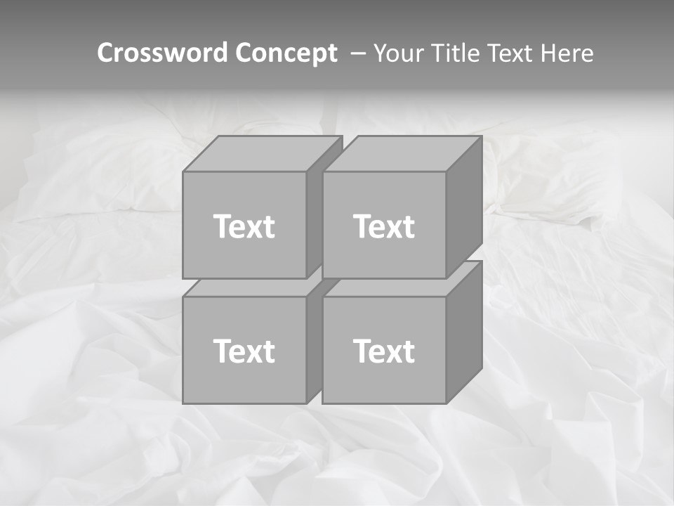 Messy Crumpled Apartment PowerPoint Template