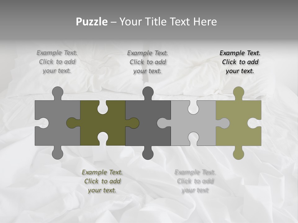 Messy Crumpled Apartment PowerPoint Template