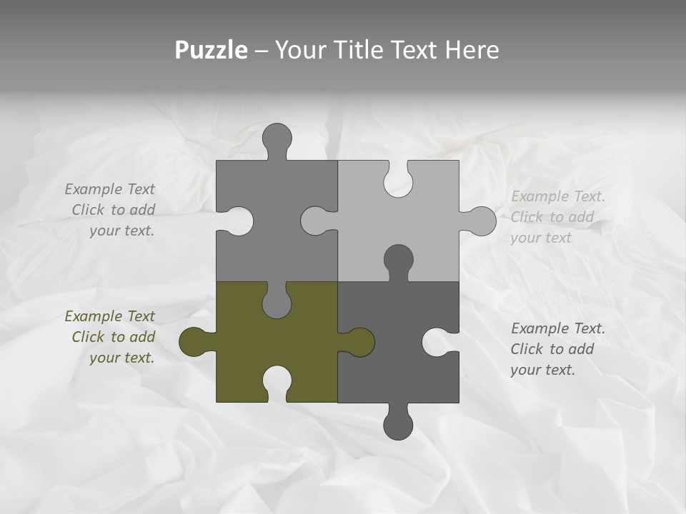 Messy Crumpled Apartment PowerPoint Template