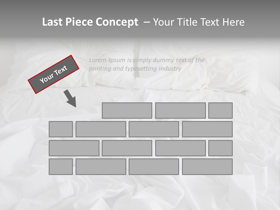 Messy Crumpled Apartment PowerPoint Template