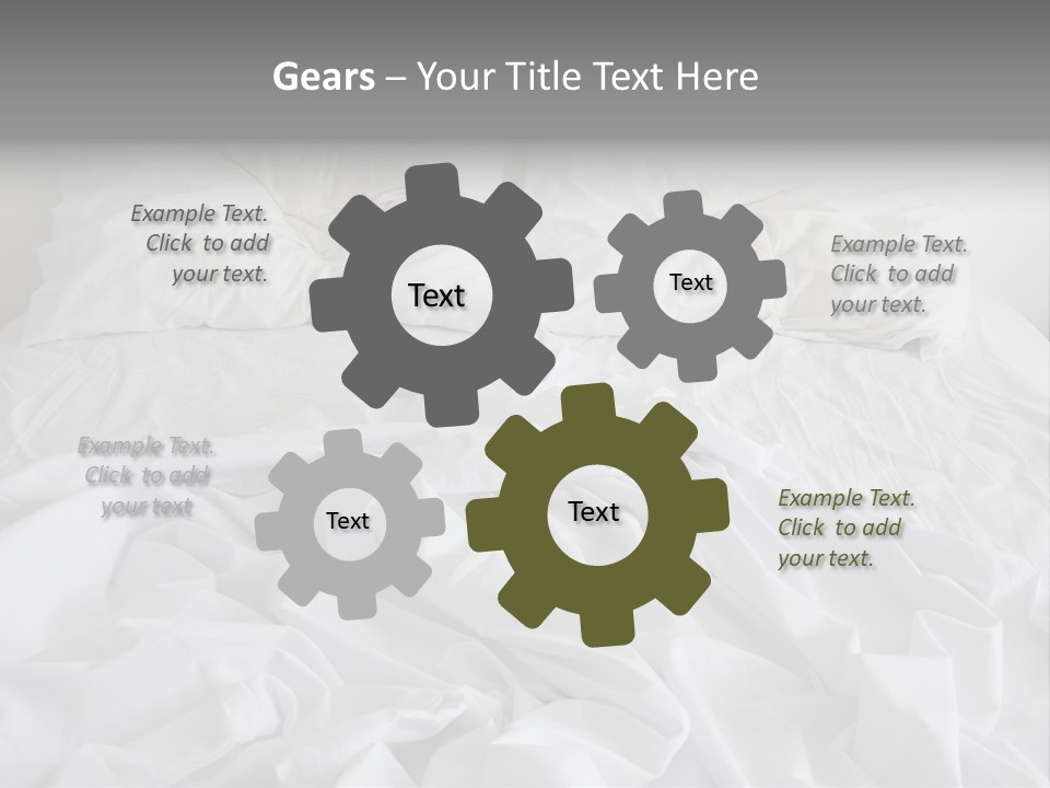 Messy Crumpled Apartment PowerPoint Template