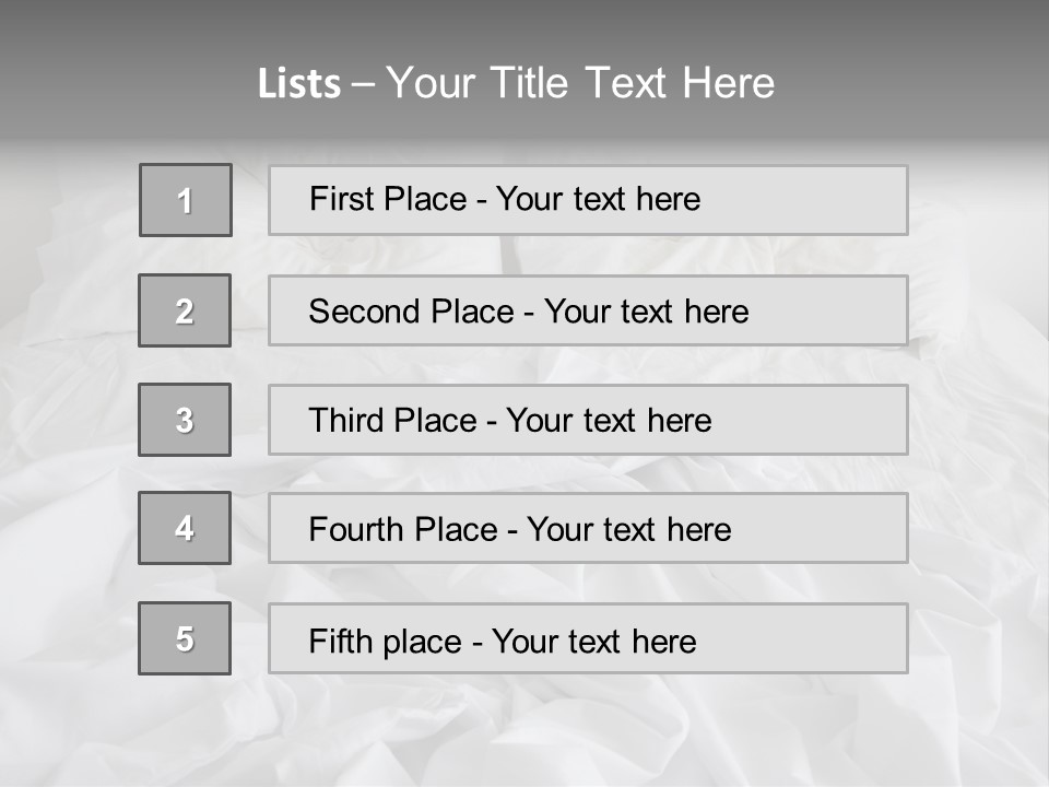 Messy Crumpled Apartment PowerPoint Template