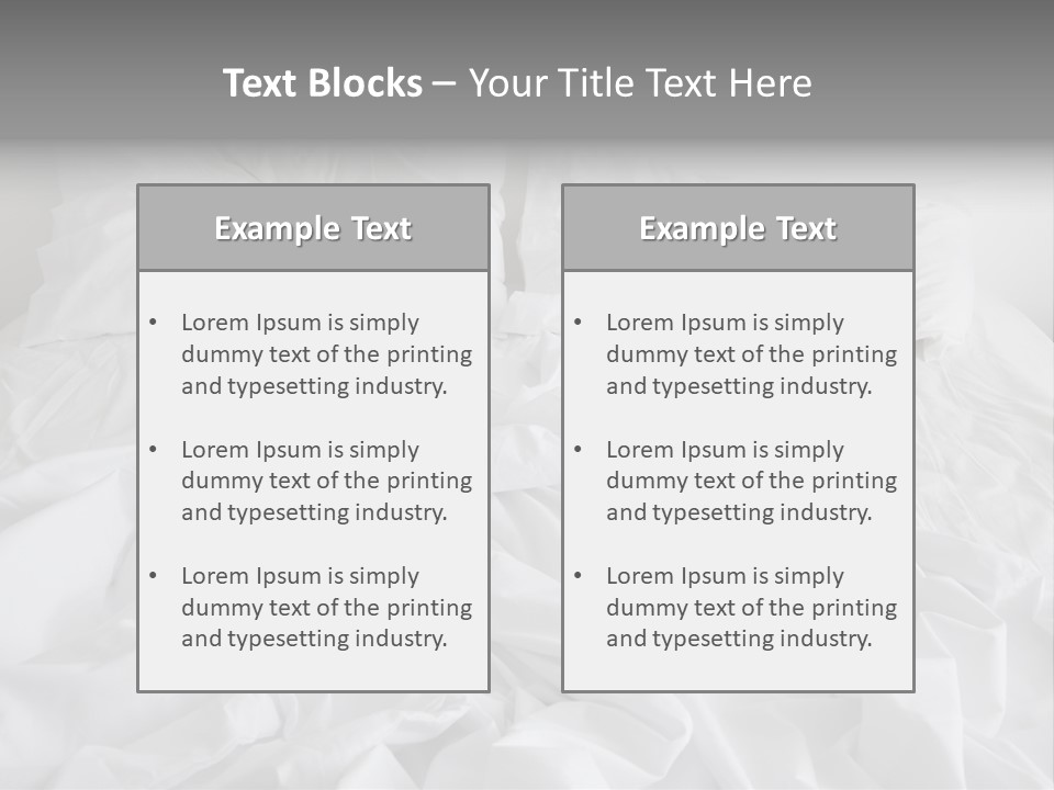 Messy Crumpled Apartment PowerPoint Template