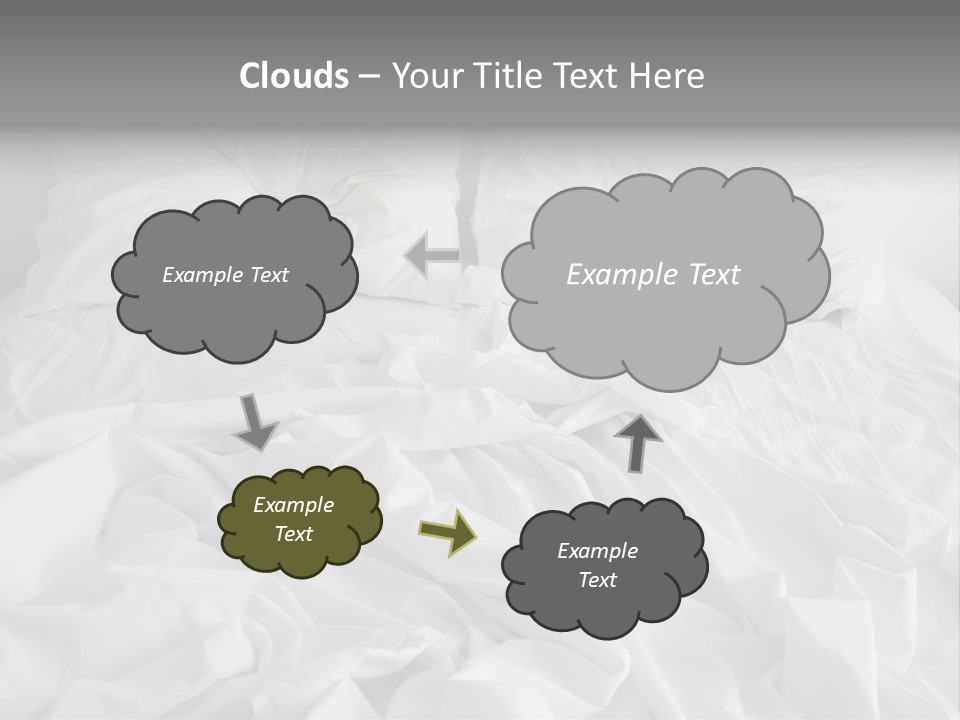 Messy Crumpled Apartment PowerPoint Template