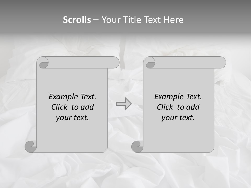 Messy Crumpled Apartment PowerPoint Template