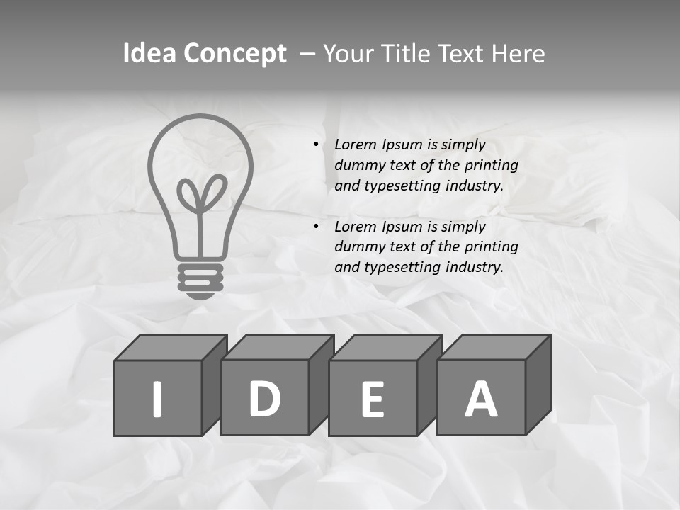 Messy Crumpled Apartment PowerPoint Template