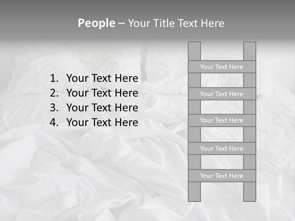 Messy Crumpled Apartment PowerPoint Template