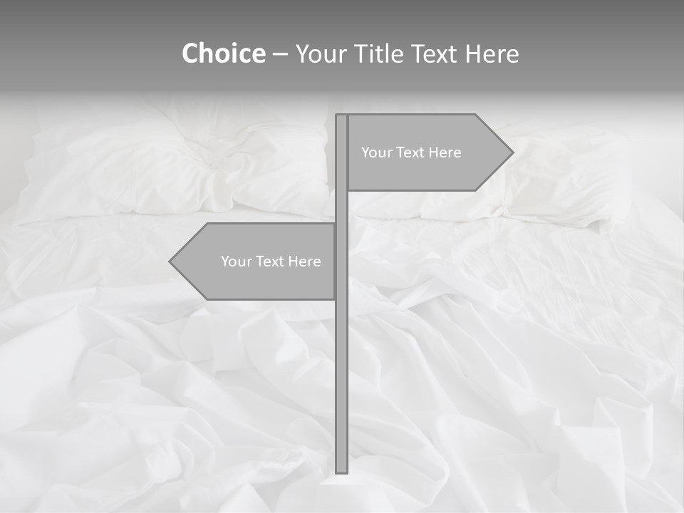 Messy Crumpled Apartment PowerPoint Template